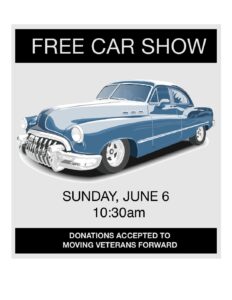 June 6, 2021 CAR SHOW 10:30 a.m. until 1:30 p.m. - Sponsored by H & S Automotive, Dyno Shop and Shop, Inc.