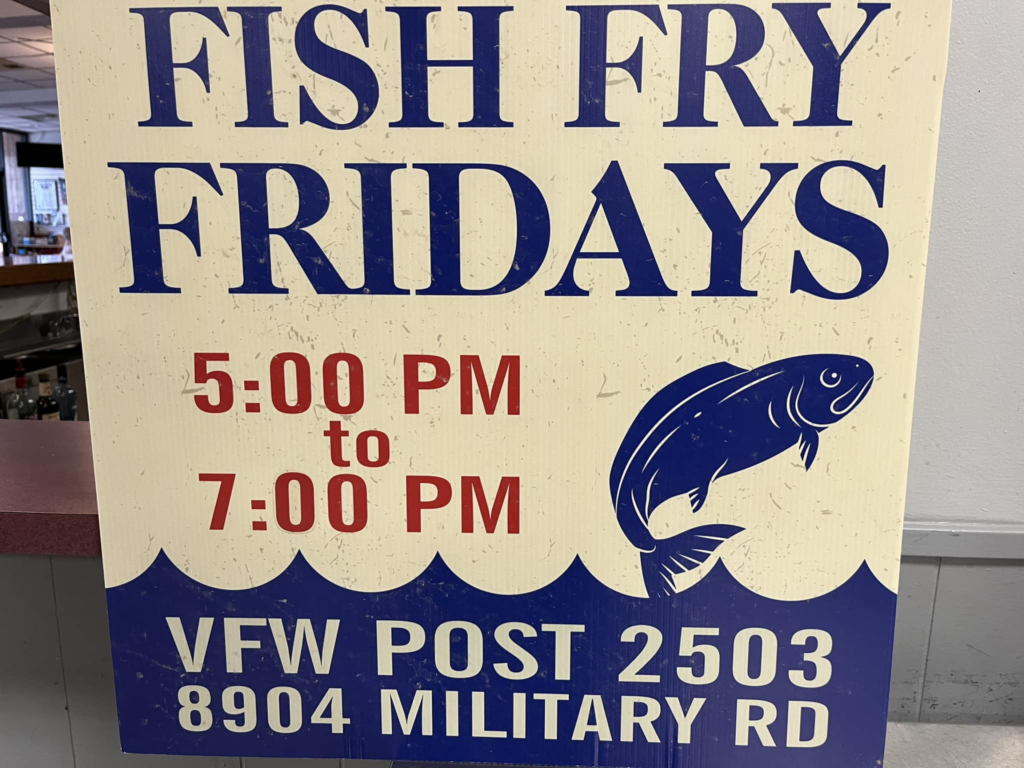 Fish Fry Friday's from 5pm - 7pm @ VFW Post 2503